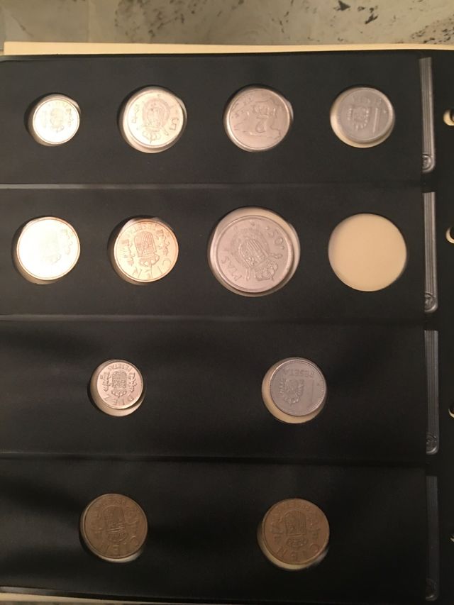 Colección monedas de España