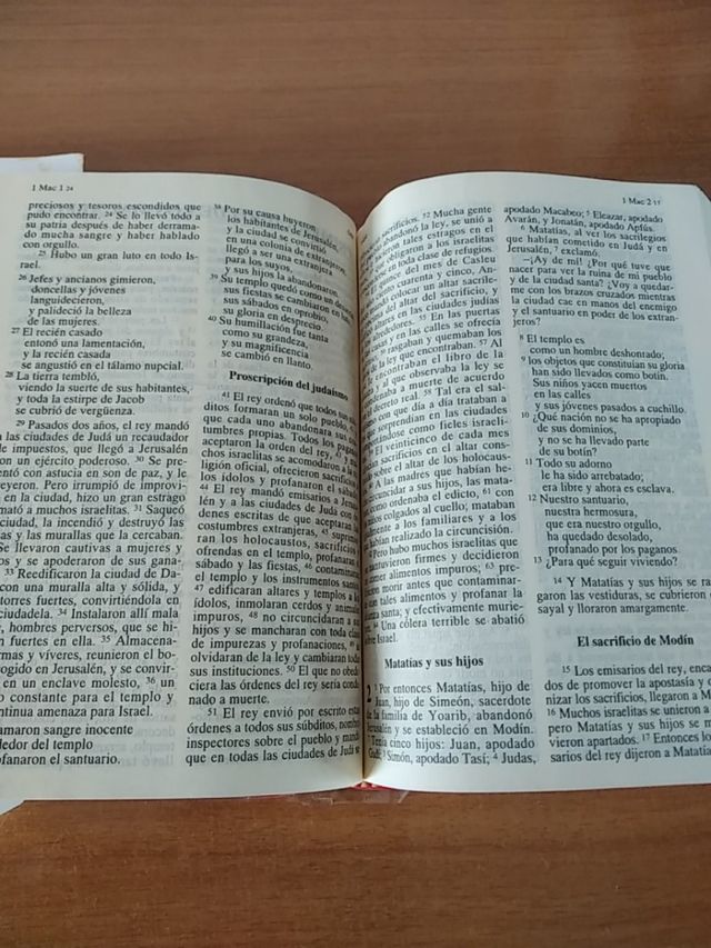 la Biblia y el nuevo testamento