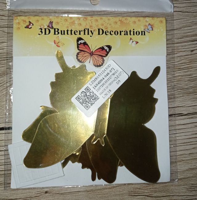 bolsa de 12 unidades de mariposas