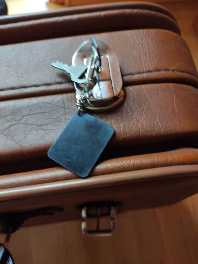 Maleta piel Vintage
