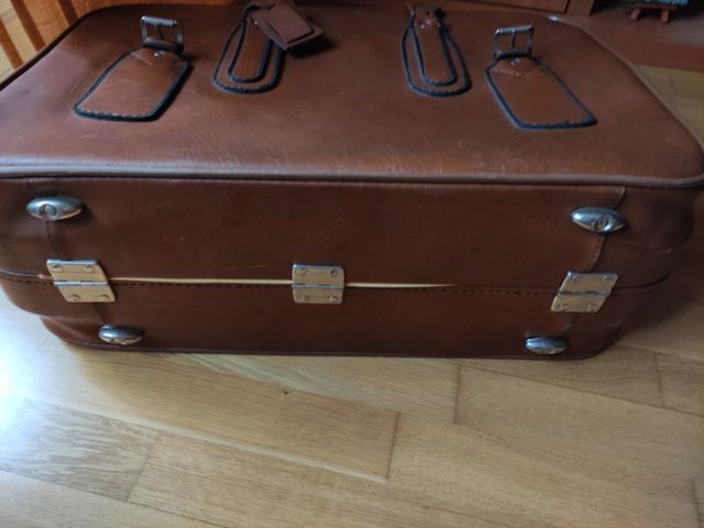Maleta piel Vintage