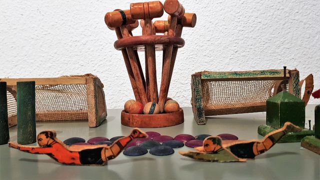 Juego artesanal de madera