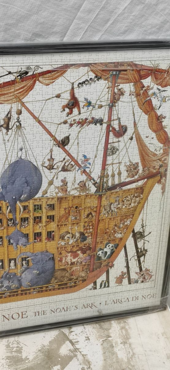 Cuadro puzzle barco de Noé