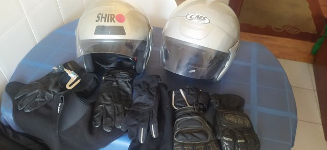 Cascos, guantes, pantalón, antirrobo,... MOTO