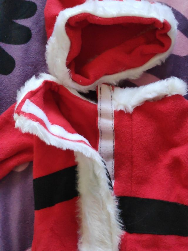 Disfraz bebé Navidad 0-3 meses.