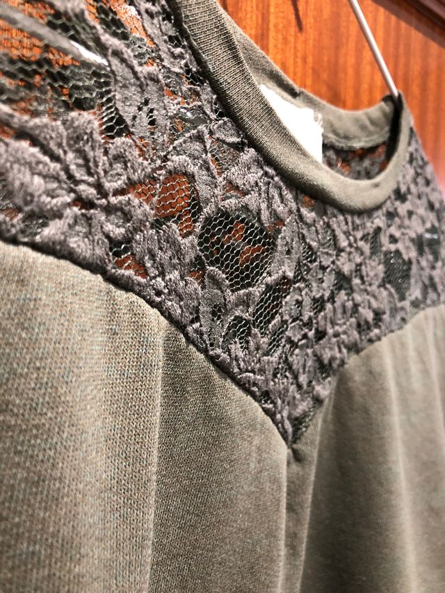 Camiseta/jersey verde de Zara