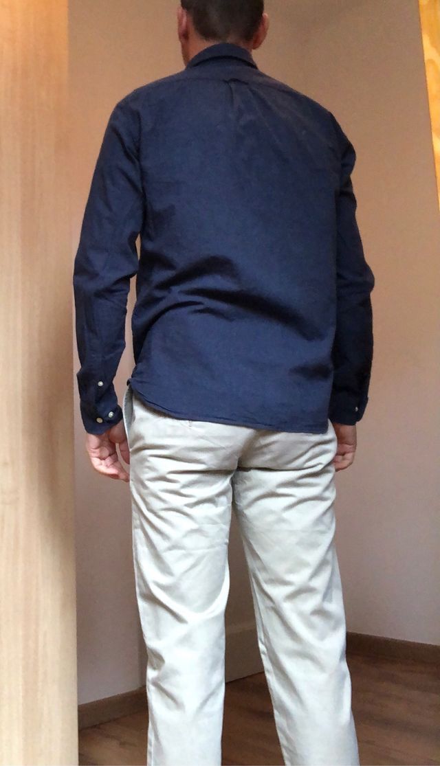 Camisa H&M azul talla S