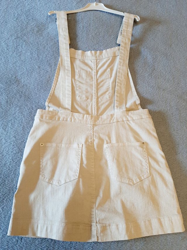 OFERTA!!! Falda con peto gris Gocco. Talla 13-14