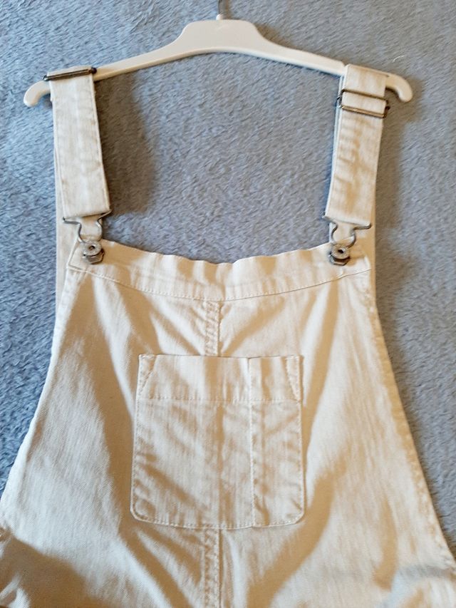 OFERTA!!! Falda con peto gris Gocco. Talla 13-14