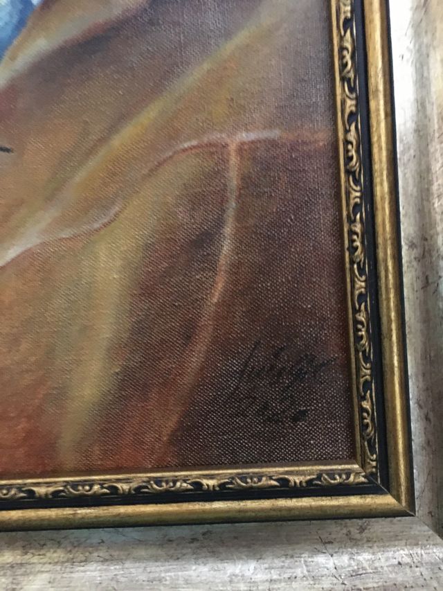 Cuadro pintado a lienzo 