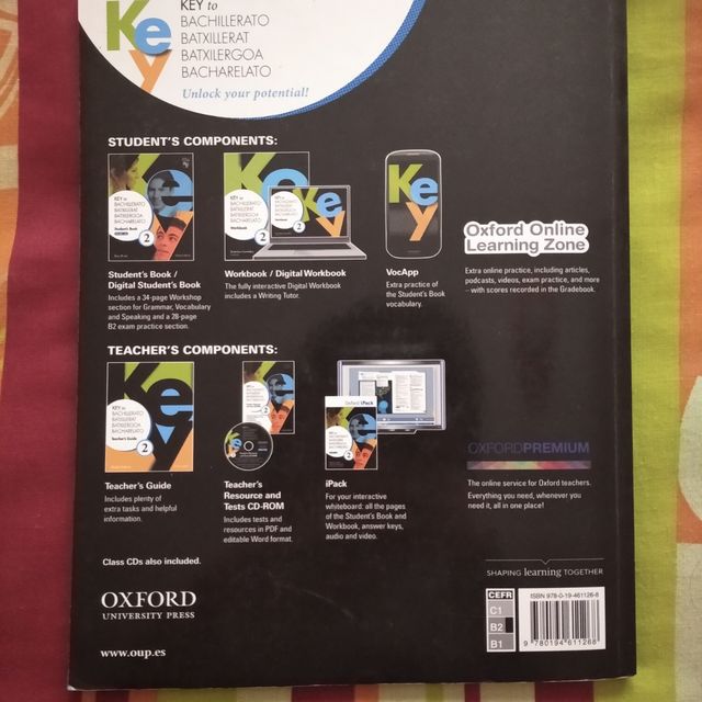 key to bachillerato 2 workbook