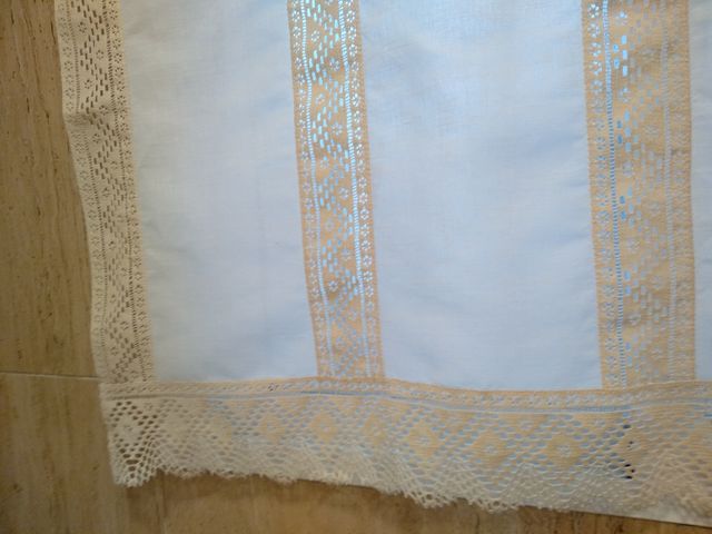 VISILLO DE SEMIHILO Y ENCAJE