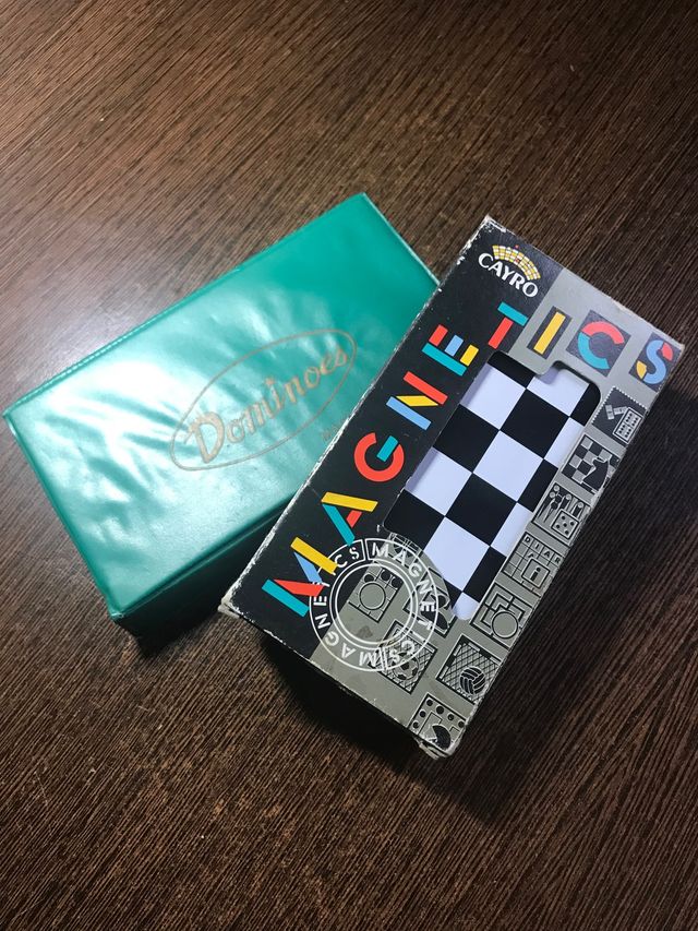 JUEGOS DE DOMINO Y DAMAS MAGNETICO