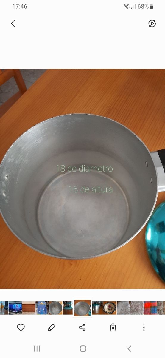 Olla de aluminio
