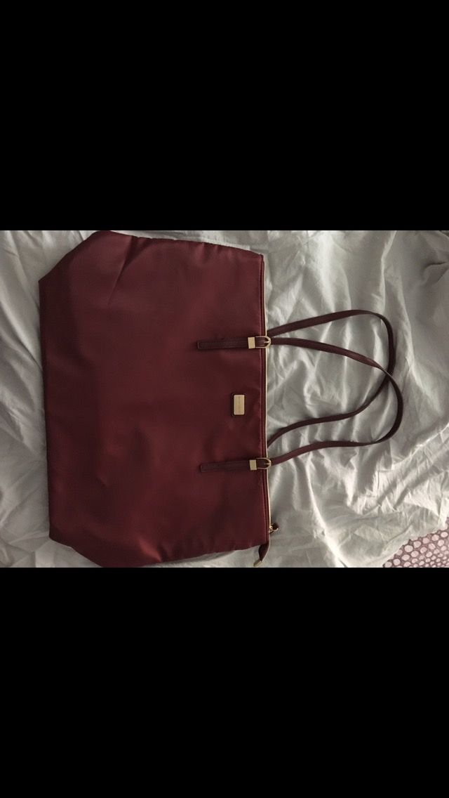 Bolso Tote Woman secret granate