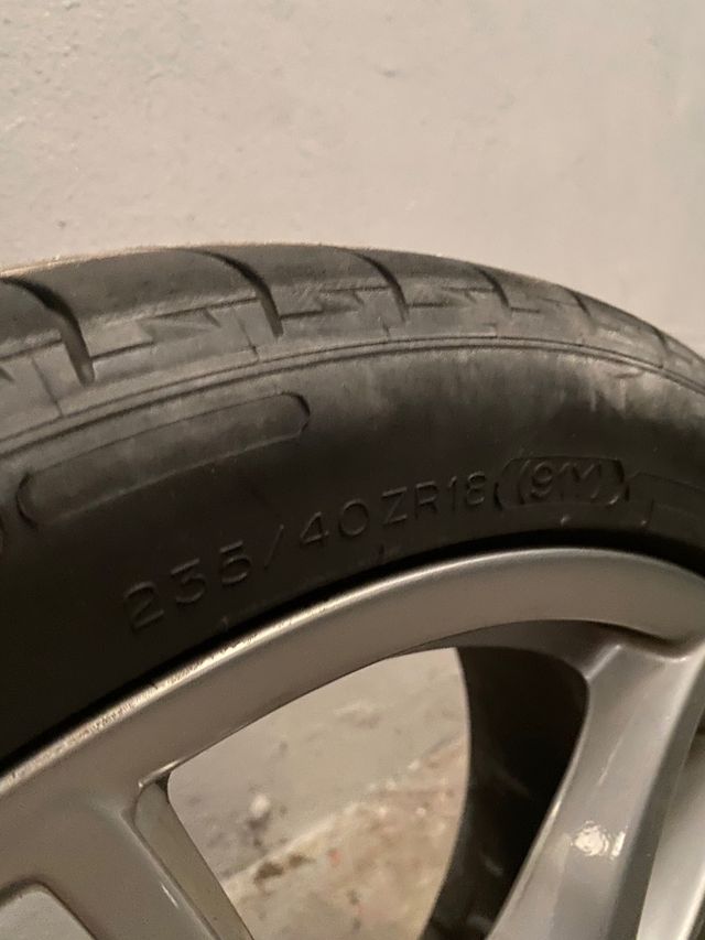 Llantas 18 y neumáticos  Porsche 997 mk2