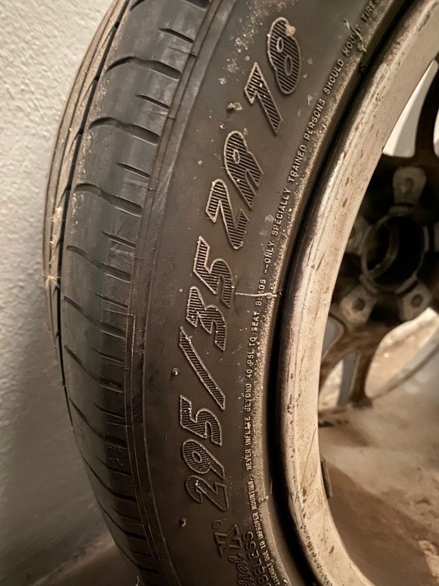 Llantas 18 y neumáticos  Porsche 997 mk2