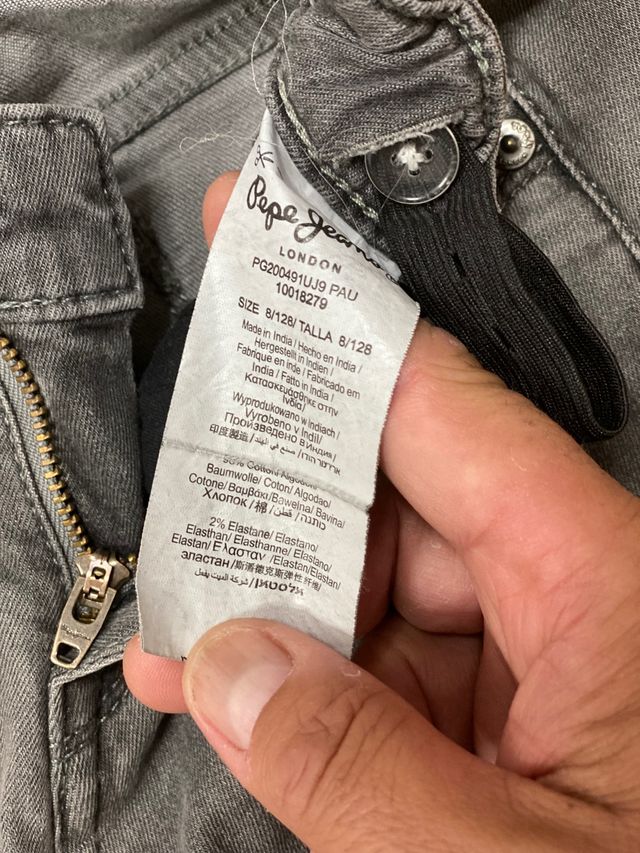 Pantalón vaquero para niña talla de 8 años