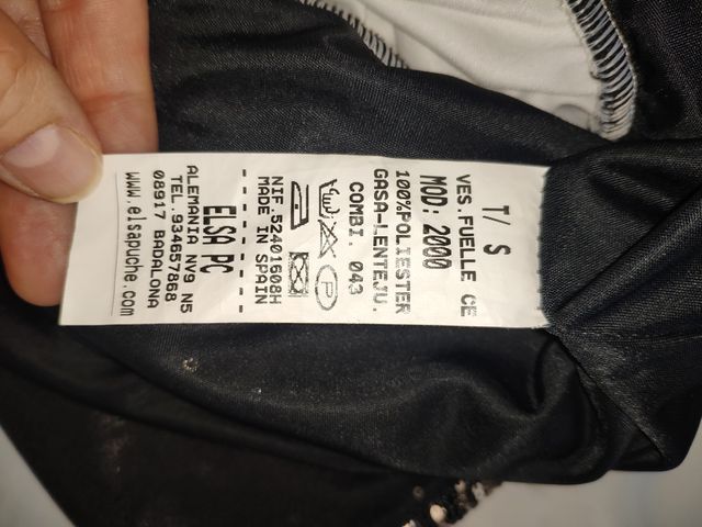 Vestido falda lentejuelas mujer talla S