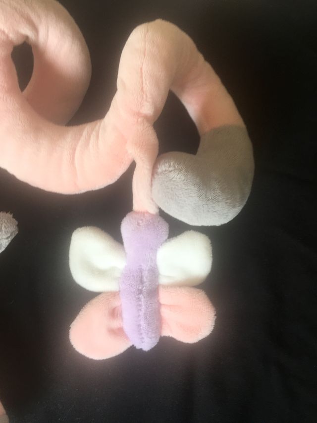 Peluche espiral grande color rosa