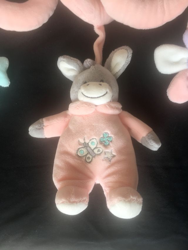 Peluche espiral grande color rosa