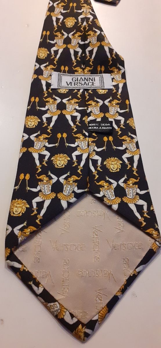 CORBATA GIANNI VERSACE VINTAGE DE SEDA