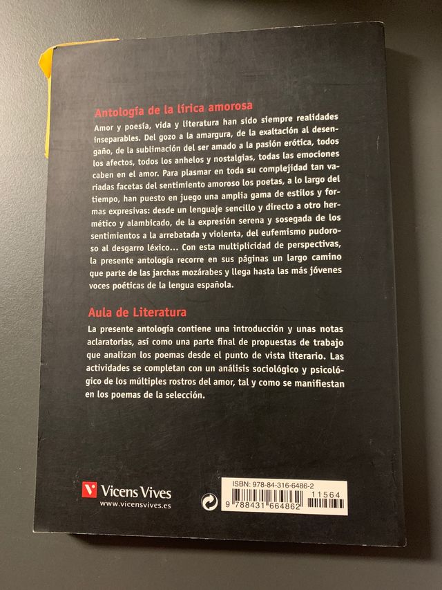 Antología de la lírica amorosa