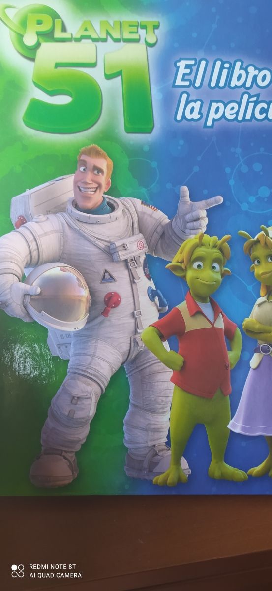 Planet 51 libro de la película