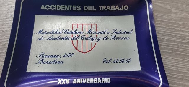 Cenicero Aluminio - Mutualidad Catalana 