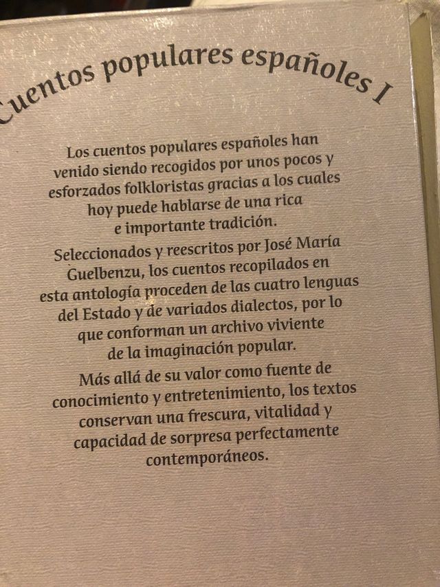 Cuentos populares españoles I