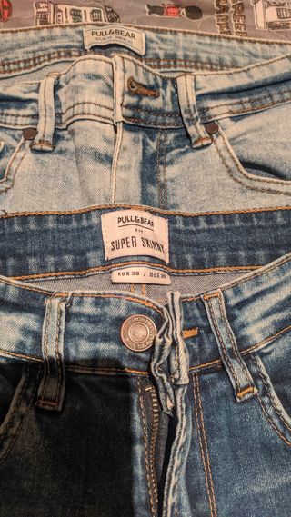 Tejanos pull\u0026amp;bear hombre de segunda mano por 8 EUR en Santa Susanna en  WALLAPOP