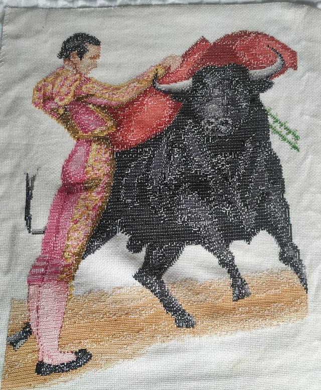 Cuadro en punto de cruz.