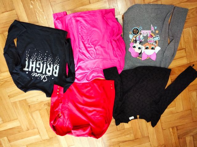 lote 5 camisetas talla 7