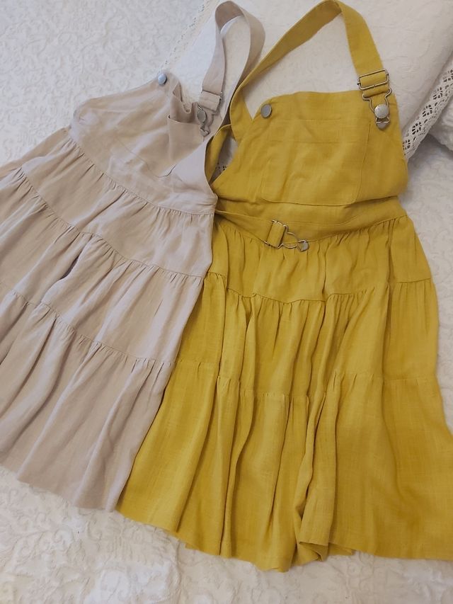 Vestidos peto niñas.