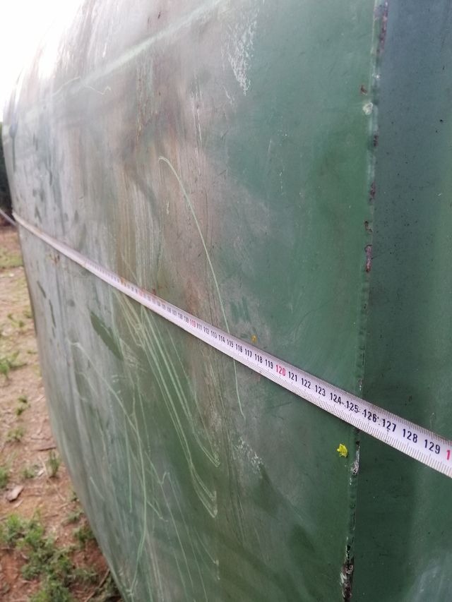 bidón de gasoil o otros líquidos de hierro