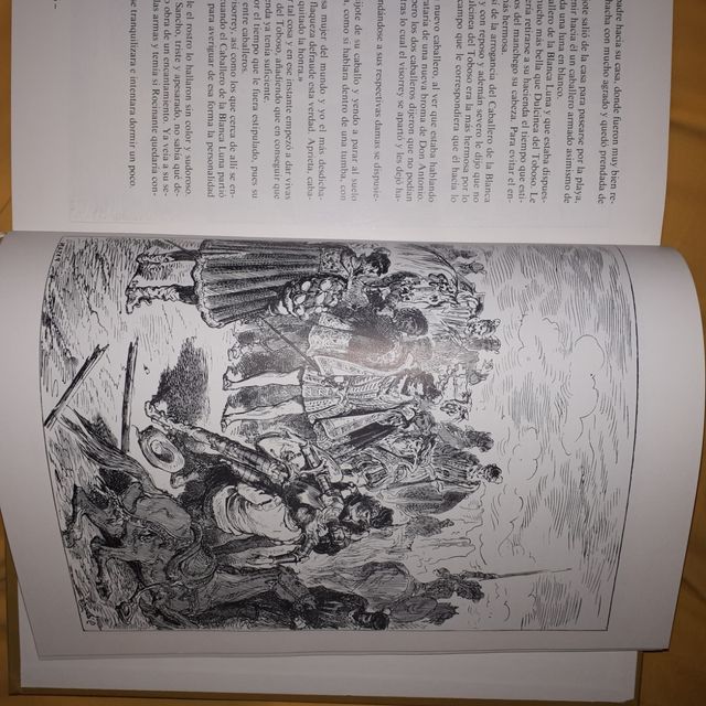 LIBRO ANTIGUO DON QUIJOTE DE LA MANCHA