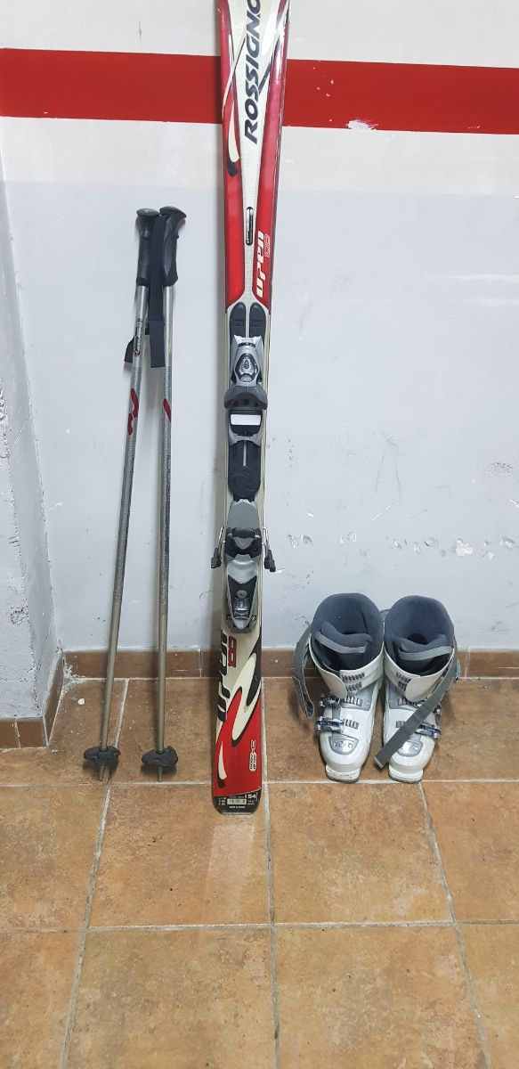 Esquis salomón y botas