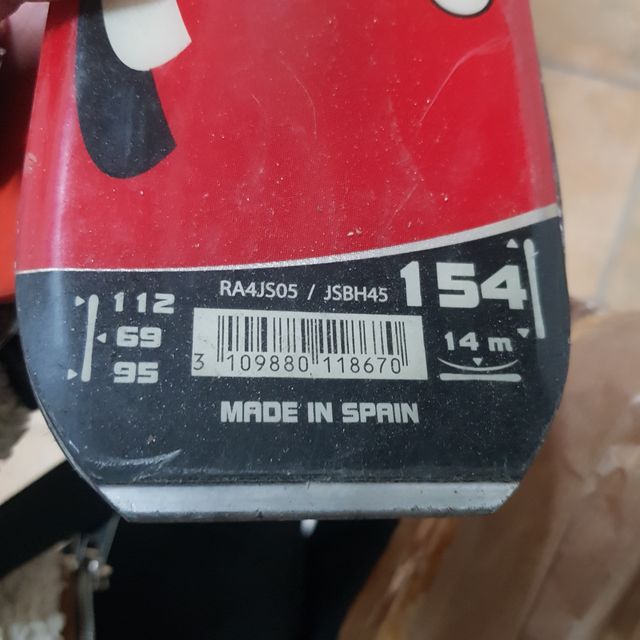 Esquis salomón y botas