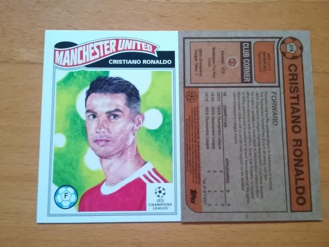 Cristiano Ronaldo Living Set Topps