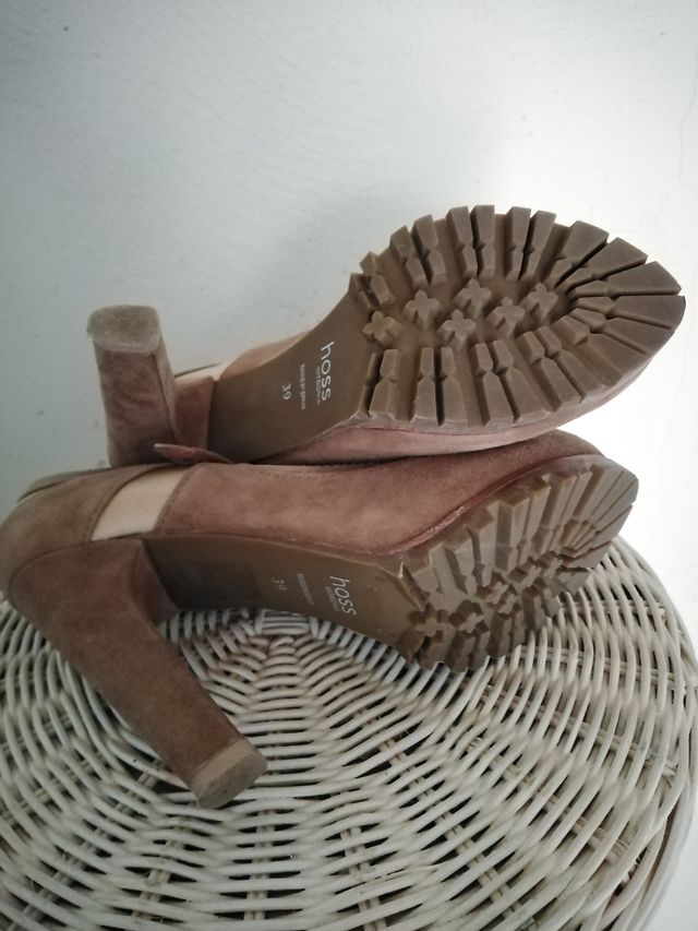 ZAPATO PIEL COLOR CAMEL T. 39