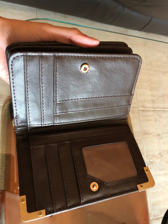 Cartera monedero efecto piel