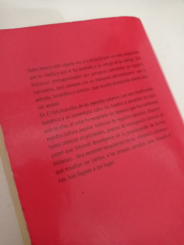 El fabuloso libro de las leyendas urbanas