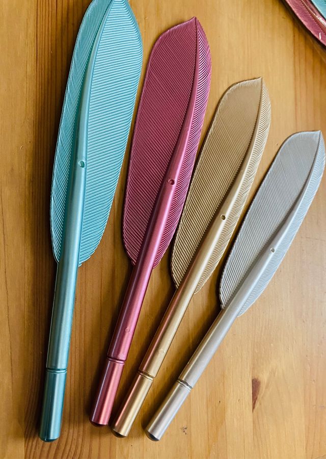 Bolígrafo imitando pluma. Harry Potter