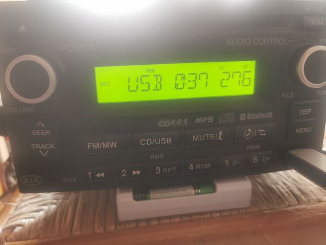 Radio cd mp3 kia, usb y Bluetooth