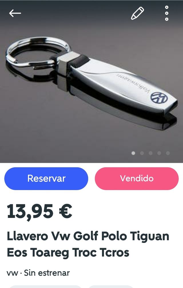Llavero vw Golf Polo Tiguan Eos beetle FUENGIROLA