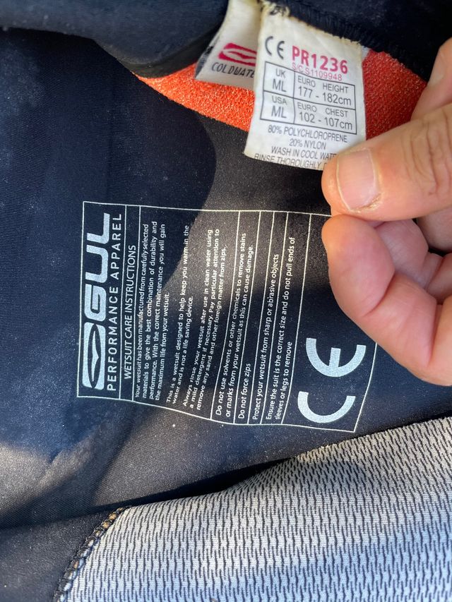 Traje surf 3/2.impecable