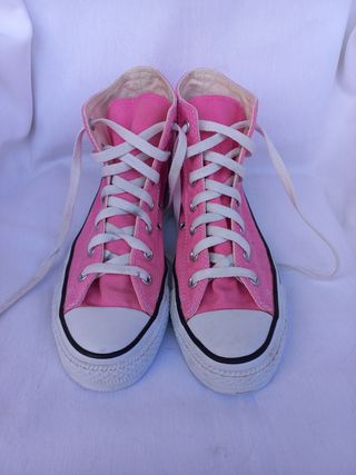 Botitas Converse rosa chicle Talla 38 de segunda mano por 38 EUR en  Valencia en WALLAPOP
