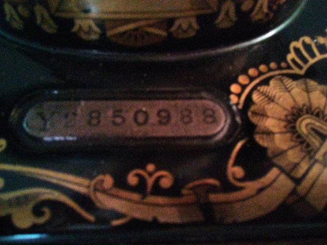 màquina coser singer antigua