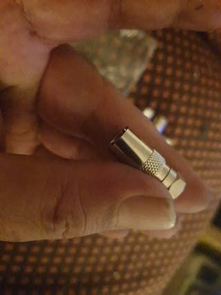 Adaptador Conector cable antena tv TDT Satélite