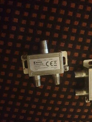 Hub Splitter Cable antena tv TDT Antena parabólica